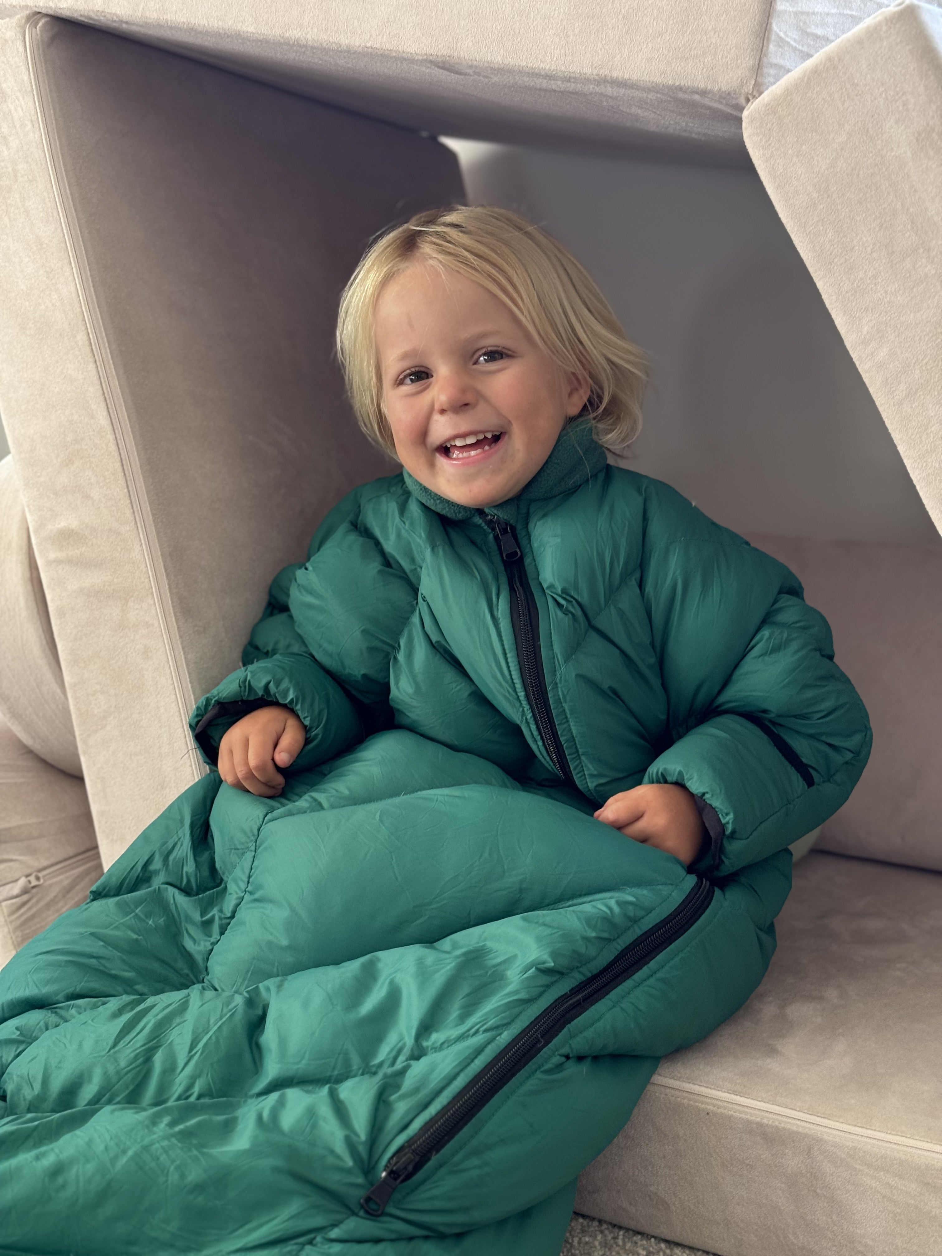 Baby & Toddler Camping Sleeping Bag 5°C - 15°C (1-4 Year Olds)